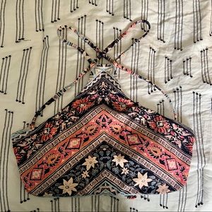 O’Neill Reversible High Neck Bathing Suit Top